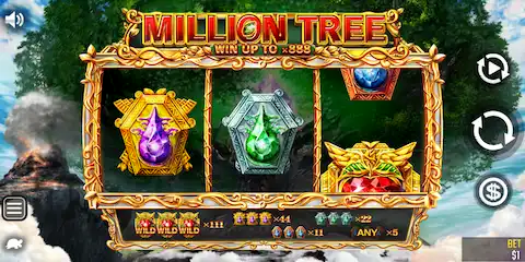 ワンダーカジノのスロット Million Tree/ミリオンツリー