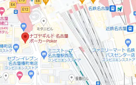 名古屋市カジノバー アキバギルド＠ナゴヤ マップ