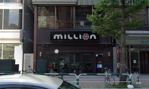 北海道札幌市カジノバー Bunny’s Bar MILLION ススキノ南4条店 店舗外観