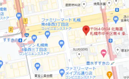 北海道札幌市カジノバー LISBOAマップ