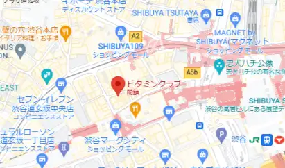 渋谷カジノバー 渋谷ビタミンクラブ マップ